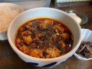 永友で麻婆ランチ